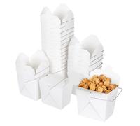 ZMCYN 50 Pack 16oz/1 Pint Chinese Take Out Food Boxes Noodle Takeaway Boxes