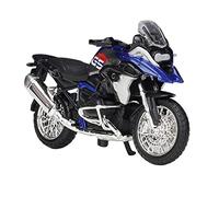 ZMDALI Compatible with BMW R1100R, F 650 GS, 1:18 Scale Die-Cast Off-Road Racing Motorcycle Model Car Miniature Sculpture Gift(R1200 GS Blue)