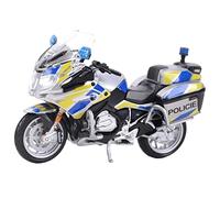 ZMDALI Compatible with BMW R1200 RT 1:18 Czech Police Die-cast Collectible Motorcycle Model Vehicle Ornament Gift Car Imitation(Czech)