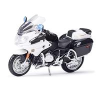 ZMDALI Compatible with BMW R1200 RT 1:18 Czech Police Die-cast Collectible Motorcycle Model Vehicle Ornament Gift Car Imitation(CHP Version)