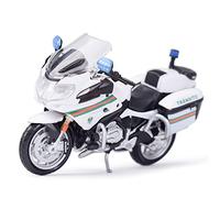 ZMDALI Compatible with BMW R1200 RT 1:18 Czech Police Die-cast Collectible Motorcycle Model Vehicle Ornament Gift Car Imitation(Portugal)