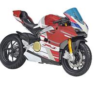 ZMDALI Compatible with Ducati 1:18 Motorcycle Model Souvenir Toys Collectibles Mini Motorcycle Die-Cast Realistic Motorcycle Model Gift Compatible with Young People(Panigale V4)