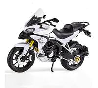 ZMDALI Compatible with Ducati Andreu Multistrada 1200s 1:12 Ratio Alloy Scooter Sports Bike Die-casting Model Toy Motorcycle Racing Model Simulation Vehicle Boy Gift(White)