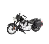 ZMDALI Compatible With H-D, 2024 HERITAGE CLASSIC, 1988 FLT TOUR GLIDE, 1:18 Retro Motorcycle Model Sports Bike Replica Gift Baking Ornaments(Black-1)