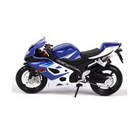 ZMDALI Compatible with Suzuki GSX R750 GSX-R1000, 1:18 Scale Vehicle Model Motorbike Miniature Sculpture Sports Bike Replica Men's Gift Operable Cake Decoration(GSX-R1000)