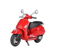 ZMDALI Compatible with Vespa GTS Super 2020 1:12 Alloy Leisure Motorcycle Model Simulation Metal Motorcycle Model Flexible Spinning Wheel Toy Gift(Red)