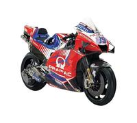 ZMDALI Compatible With Yamaha Factory Team YZR M1#20#21#25#46, Compatible with Hon-da RC213V 2021 Team #44#93, 1:18 Scale Gift Motorcycle Model Collectible Ornament(No89 Jorge Martin)