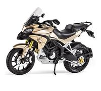 ZMDALI Motorcycle model For Ducati Andrew 1:12 Ratio Alloy Scooter Sports Bike Die-casting Model Is Not A Toy Car Motorcycle Racing Model Replica Men's Gift(Gold)
