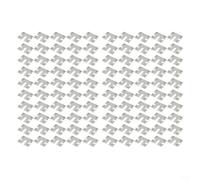 ZMdooreasy 100pcs Mounting Clips For Solar Panels With Grounding Lugs, Constructed From Stainless Steel For Reliable Performance In Various Installation Environments