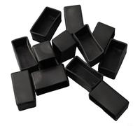 ZMdooreasy 12pcs Rubber Chair Leg for Furniture For Pads Table Foot Protectors Designed to Shield Floors from Damage and Noise (20x40mm)
