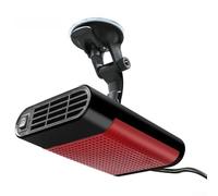 ZMdooreasy 12V 150W Portable Car Heater with Dual Heating and Cooling Function, 360° Rotatable ABS Unit for Fast Windshield Defrosting and Fog Clearing