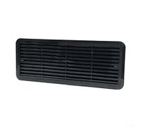 ZMdooreasy 1pc White,Black Air Vents Grille Cover for THETFORD Fridge Vent Mounting Grille,for campervans and motorhomes 483mm x 186mm 62445480(Black)