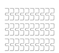 ZMdooreasy 30 Pack M-Type Fruit Tree Branch Pulling Tool, Galvanized Iron Plant Support for Shaping Peach Pear Citrus Plum, Branch Bender to Improve Air Flow and Light Exposure for Orchard Garden