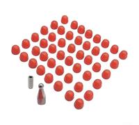 ZMdooreasy 48 Pcs Dent Repair Tool Set with Rubber Tips, Metal and ABS Hammer Heads for Auto Body Paintless Dent Removal on Most Cars, Silver and Red