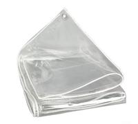 ZMdooreasy 6x10 ft PVC Winter Chicken Cage Cover, Waterproof and Windproof Tarpaulin with Insulated Layer for Secure Outdoor Poultry Protection in Cold Weather