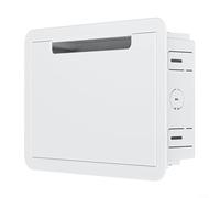 ZMdooreasy 9" In-Wall TV for MEDIA Box, Recessed Outlet Network Enclosure for Fire TV For Samsung One Connect for MINI Cable Management