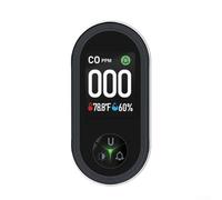 ZMdooreasy Advanced Gas CO Temperature And Humidity Sensor With High Precision Detection And Audible Alarm For Home, Kitchen, And Travel Use(e)