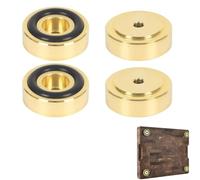 ZMdooreasy Aluminum Chopping Board Feet With Non-Slip Rubber Pads Designed For Compatibility With Standard Board Thicknesses