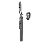 ZMdooreasy Auto Face Tracking Tripod with 360° Rotation Stand, 63" Aluminum Selfie Sticker Phone Holder for Live Streaming, Vlogging, Video Conferencing(Black)