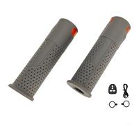 ZMdooreasy Bike Indicator, E Scooter Turn Signal with Grip, Bike Handlebar Indicator Scooter Handle Light for Xiaomi for M365 Pro Pro2 1S for NINEBOT G30 Soft Silicone Handle Grip, for 22MM Dia(Grey)