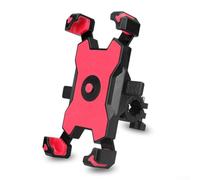 ZMdooreasy Bike Phone Mount with Non Slip Design and 360 Degree Rotation for Navigating and Calling Safely (red)