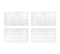 ZMdooreasy Compatible with Airzeen J10 and for LARESAR P10 Robot Vacuums, Washable Filter Replacements, Captures Fine Dust and, Material for Home Cleaning, White, 4 or 10 Pieces(4 PACK)
