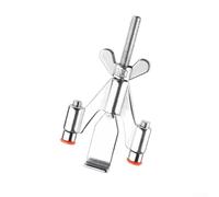 ZMdooreasy Door Stop Security Bar Made Of 304 Stainless Steel, Portable Anti Theft Door Blocker With Dual Adjustable Rods And Quick Installation Feature(Standard)