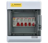 ZMdooreasy electrical box ip65 distribution box 4 Way Power Supply Box For Safe Electrical Circuit Protection With Integrated Leakage