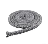 ZMdooreasy Fiberglass Heating Furnace Door Seal Rope 10mm for Wood Burner and Pellet Stove, Chimney Gasket for Fireplace and Industrial Oven(10mm*4m)