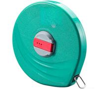 ZMdooreasy Fiberglass Tape Measure with Double-Sided Scale, Waterproof and Rustproof Design for Professional Surveying, Construction and Landscaping Tasks(Green 30)