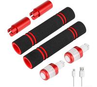 ZMdooreasy For Xiaomi-ABS-Based Illuminated Extension Rod Kit With LED Light Strip ABS Build And Night Visibility Optimization(D)