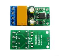 ZMdooreasy Forward Reverse Rotation Controller Module DC 6-24V, Self-Locking Bistable Relay with Dual LEDs, Compact Motor Direction Switch for Home Improvement Applications