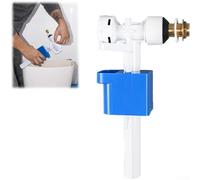 ZMdooreasy G1/2 Adjustable Toilet Cistern Filling Valve, Replacement Inlet Valve for Water Tanks, Plastic and for Most Brands White