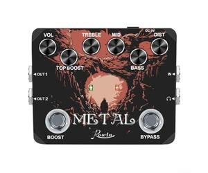 ZMdooreasy Guitar Effects Mastery Discover the Full Potential of the Rowin Metal Distortion Unit Today