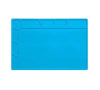 ZMdooreasy Heat Resistant Soldering Mat Silicone Pad S120 Model with Anti Static for Electronics Repair and Soldering Workstation Tasks