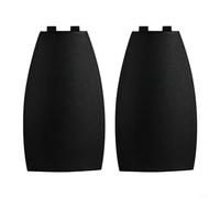 ZMdooreasy Key Cover for Mercedes-Benz 3-Button Remote - 2 Pack Replacement Case Compatible with B/C/E-Class, High-Gloss Black ABS Shell for Impact and Wear Protection