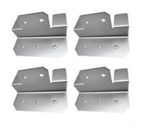 ZMdooreasy Lightweight Aluminum Z Brackets for Photovoltaic Solar Panels Offering Rust Resistance and Stability During Installation on Various Outdoor for Surfaces (Silverbag )
