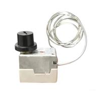 ZMdooreasy Manual Reset High Limit Switch Thermostat for Oven Fryer, Electric Temperature Protector with Capillary, Multiple Options 110C 250C 320C, White(320)