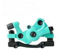 ZMdooreasy Mechanical Disc Brake Caliper for Mountain Bike, Folding Bicycle & E-Bike - High-Strength Aluminum Alloy with Resin Pads for Silent Stopping Power, Includes Mounting Hardware(Light Cyan)