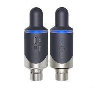 ZMdooreasy Microphone Wired To Wireless Converter UHF Wireless Audio System For Mic And Guitar XLR Transmitter And Receiver