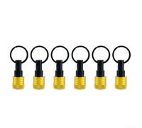 ZMdooreasy Multi Purpose Screwdriver Bit Holder Set 6pcs Key Chain Tools with Compatibility for Impact Sockets (G)