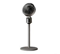 ZMdooreasy Pedestal Air Circulator Fan 3 Speed USB Standing Tower Fan With Height Adjustment 58-80cm Quiet Operation For Home Office Bedroom(Grey)