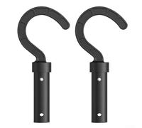 ZMdooreasy Pool Accessories Hook Set for Telescopic Rods Two Hooks for Enhanced Cleaning Experience
