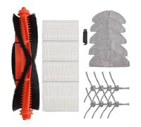 ZMdooreasy Robot Vacuum Cleaner Replacement Kit For Lubluelu For L20 - Main Brush, Filters, Side Brushes, Mop Cloth & Cleaning Tool for Honiture V8 Pro - Essential Accessories Set