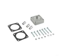 ZMdooreasy Sl luminum Finish Throttle Body Spacer Compatible with Multiple For Jeep Engines from 1991 2006