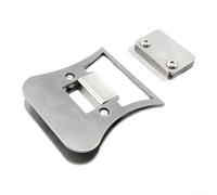 ZMdooreasy Stainless Steel and for petg Fly Tying Hackle Clamp Tool for Precise Feather Alignment, Buoyant Dry Flies and Natural Pattern Binding in Fly Fishing Accessories(stainless steel)