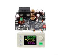 ZMdooreasy XY6020LV CNC Adjustable DC Power Supply Module 60V 20A 1200W Step-Down Regulator with MPPT Solar Charging and VA LCD Display for Industrial Use