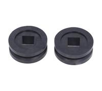 ZMellifluent 2PCS Cable Stand Drive Wheel Rubber Cable Machine Wheel for Lasher C C2 J J2, Grooved Stable Cable Support Wheel with Abrasion - Rubber for Cable Pullers