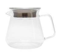 ZMellifluent Glass Pour Over Coffee Maker, Transparent Heat - Resistant Coffee Pot Kettle for Home Office Cafe Barista Use, Smooth Interior with Anti - Scald Handle and Non - Slip (300ml)
