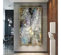 ZMFBHFBH Nordic Abstract Gypsophila Canvas Painting Mural Art Style Room Decor Wall Painting Oil Painting Art Living Room Decor 75x130cm(30x51in) With Frame